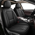 Fit for Lexus GS 200t/350/450h Seat Covers 2007-2026 Front Set | Faux Leather Waterproof Car Seat Covers, Airbag Compatible with Lumbar Support Anti-Slip Design, 2 Seater Black by RAWAKORW
