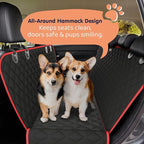 Dog Car Seat Cover for Back Seat, Waterproof Hammock for Car, SUV & Truck, Non-Slip Backseat Cover for Dogs, Heavy-Duty Dog Hammock Style Seat Protector Pets, Easy to Install & Clean - Image 2