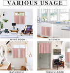 RYB HOME 54 inch Blackout Curtains for Living Room Bedroom, Rod Pocket | Thermal Insulated, Room Darkening, Temperature Balance, Shades for Studio Dorm Rental Room, W42 x L54, Peach Blush, 2 Panels - Image 6