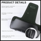 Sunglass Holder for Car Visor, Car Sunglasses Holder Leather, Eyeglasses Holder Glasses Storage Case Visor Accessories - Image 7
