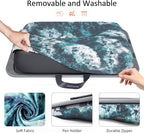 Lap Desk for Laptop with Cushion, Laptop Lap Desk, Cushion Detachable and Washable, fits up to 17 inch, with Tablet Slot and Stopper, MillHome (Blue) - Image 5