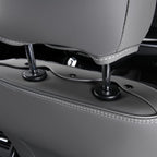 Leather Seat Covers, Seat Covers Full Set, Car Seat Protectors 5 Seats, Automotive Seat Covers Fit for Most Cars Trucks SUV- Gray&Black - Image 7