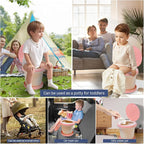 SunnySmile,Travel Potty,Car Potty for Toddler,Portable Toilet for Kids | Portable Toilet for Kids with 45 Liners,for Toddler Travel, Camping, Foldable, Indoor/Outdoor Use - Image 5