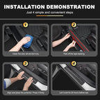AOMSAZTO Floor Mats for Toyota RAV4 Hybrid 2026, with Door Sill Protector | Not for PHEV, Custom Fit Floor Liners All-weather Protection Full Coverage Car Mats Door Sill Guards 2026 RAV4 Accessories - Image 8