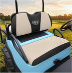 10L0L Golf Cart Seat Covers for Yamaha EZGO Club Car Seat Towel Cushion | Breathable Mesh All-Season Front/Rear Seat Blanket, UV Resistant, Cool Comfort, Machine Washable, Easy On, Great Golf Gift by 10L0L