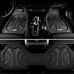 Coverado Car Floor Mats for Cars, Waterproof All Weather Floor Mats, Deep Dish Car Mats, Universal Trim to Fit Automotive Floor Mats for Trucks Car Accessories for Cars SUV Truck (3 Pcs,Black) - Image 9