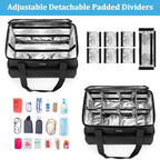Trunab Large Insulated Medical Bag with Dividers, Easy-Clean Trauma Pouch | Empty Bag for Custom Setup, Ideal for Home/Travel/Camping, Wipe-clean Interior - Image 3