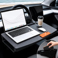 Steering Wheel Tray, Carbon Fiber 2-in-1 Car Tray & Seat Gap Filler, Car Desk, Car Laptop Desk, Car Desk for Laptop, Food Tray for Car, Steering Wheel Desk, Car Table, Universal Car Tray Organizer by Unknown