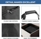 COOLBEBE 60" Sports Duffle Bag - 332L Extra Large Travel Duffel Luggage Bag | Upgrade Zipper, Sturdy & Water Resistant Long Duffle Bag for Camping Moving (Black 60inch) - Image 5