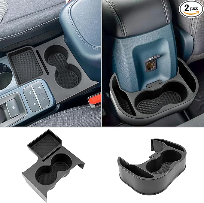 CDEFG 2022-2024 Maverick Car Cup Holder Organizer for Maverick Center Console CupHolders Expander Fit for First Row and Second Row 2022 2023 2024 Maverick Pickup Truck Interior Accessories, 2PCS by CDEFG