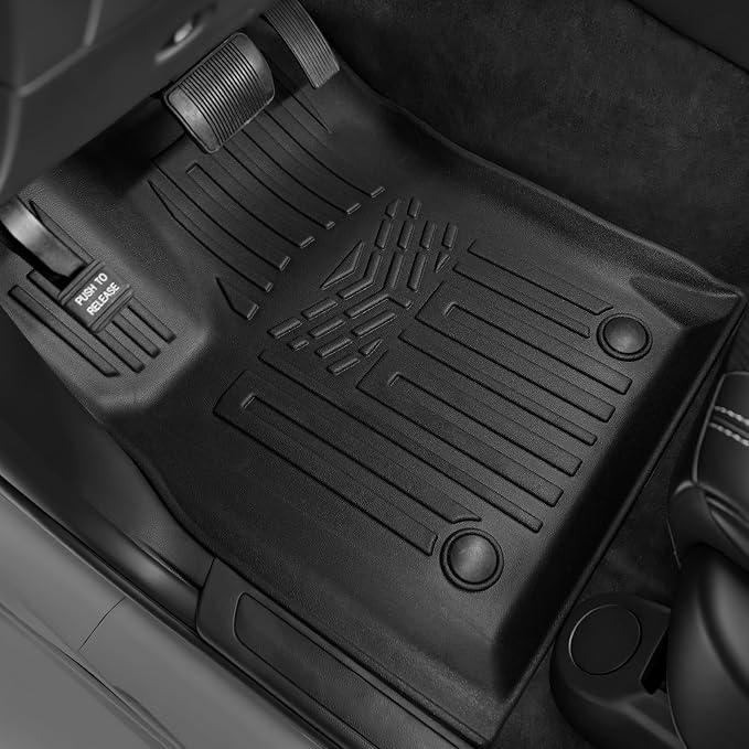 Floor Mats for 2016-2026 Dodge Durango 6-Seats Accessories | Captain Seats, Full-Coverage Mats Set with Cargo Liner & Backrest Mat, Odorless TPE, All-Weather Protection, 3D Laser Fit - Image 2
