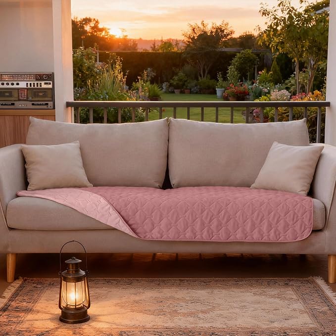 gogobunny Waterproof Blanket, Couch Covers for Dogs, Reversible Protector | 3X Stronger Leakproof, Scratch Proof Durable Furniture Protection, Stain Resistant, Washable, 30x70 Inch Dark/Light Pink - Image 3