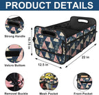 Deosk Trunk Organzier and Storage with Reinforced Handles,Car Accessories for Women/Men 50L Waterproof Polyester for Car/SUV/Minivan/Truck(Medium, Triangle) - Image 3