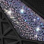 CAR PASS Dazzle Colour Change Car Mats Diamond Floor Mats Full Set Anti-Slip 3D Rhombus Waterproof Universal Trim Fit Liner Glitter Crystal Sparkly Shining Rhinestone Girl Women SUV Sedan Van Colorful - Image 7