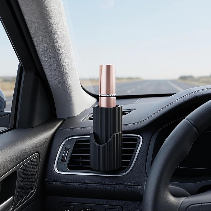 Upgraded 2-in-1 Car Chapstick Holder No Melt & Car Sunglasses Holder,Silicone Insulated Chapstick Holders for Cars as Chapsticks Organizer,Upright Portable Cars Lip Balm Holders - Image 6