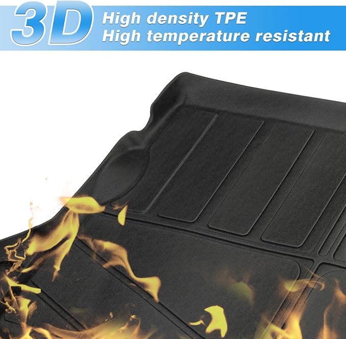 Powerty Trunk Mat for Subaru Crosstrek 2024-2026, All Weather TPE Cargo Mat Liner for Crosstrek Rear Trunk - Image 3