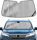 Pigenius Windshield Sun Shade for Honda Pilot 2016-2021, Ridgeline 2017-2021. Without Sensing Camera - AstraGuard by Pigenius