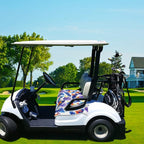 ENYORSE Golf Cart Seat Covers, Tropical Floral Seat Towel Blanket, Soft Breathable Microfiber, Keeps Seats Cool & Comfortable, 51”x31”, Fits 2 & 4 Passenger EZGO, Yamaha,Club Car Carts - Image 6