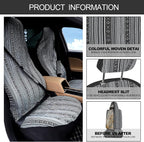 Frienda 14 Pcs Baja Saddle Blanket Car Seat Covers Full Set,Vintage Style - Image 5