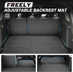 Sunsdrew Trunk Cargo Liner for 2024-2026 Chevy Trax Accessories, Rear Cargo Mat & Backrest Mats All Weather Protection Trunk Liner TPE Rubber Raised Edge - Image 3