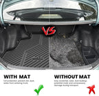LASFIT Cargo Mat for Toyota Corolla 2009-2010, Black | 3D Custom Fit TPE All Weather Trunk Mat, Full Coverage Secure-Fit Cargo Liner, Easy to Wash - Image 5