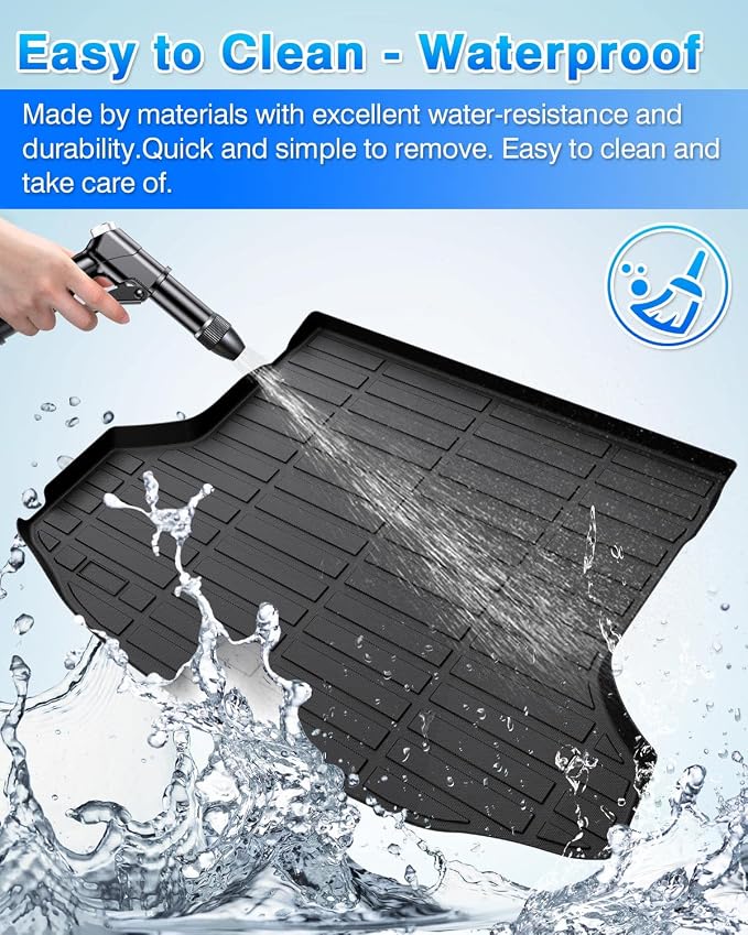 Cartist Cargo Liner Compatible with Genesis GV70 2022 2023 2024 2025 2026 Accessories All Weather Trunk Mat Cargo Mat Waterproof Heavy Duty - Image 3