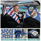 FLORICH Towel Car Seat Covers, Car Seat cover Protector Front Seats, Car Seat Cover Towel for Post Gym Workout, Running, Swimming and Beach, Non-Slip Car Seat Towel Covers Fit for Most Cars Trucks SUV - Image 4