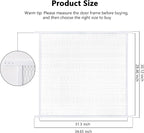 Steel Pet Grille RV Screen Door Protector For Dogs Pets Cats Scratch Protector Replacement White 36 Inch Screen Door Guard Pet Proof - Image 2