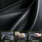 Pecute Dog Car Seat Cover for Back Seat 53.54 * 23.62 in, Car Window Fixing for Maximum Car Protection, Leather Fabric Back Seat Extender for Dogs, Waterproof & Scratch-Resistant, Support to 330 lbs - Image 5