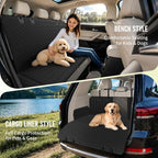 Dog Car Seat Cover for Back Seat, Waterproof 600D Oxford Dog Hammock | for Compact Cars/SUVs, Non-Slip Scratch Proof Pet Car Seat Protector with Mesh Window, Easy to Clean & Install, 52 Inch - Image 7