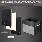 Car Back Seat Organizer and Storage Bag, Premium 1680D Oxford Cloth Collapsible Universal Hanging Car Seat Back Organizer for Kids & Adults - Image 8