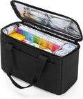 Trunab Insulated Medicine Storage Bag Travel Pill Bottle Organizer,Black | Medication Bag for Prescription, Insulin, Supplements or Medical Supplies,Bag Only by Trunab