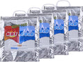 Superio Hot and Cold Insulated Bags for Food Delivery, Grocery Shopping Bags, Food Storage for Hot and Frozen Food for Travel, Disposable Cooler Bag, Reinforced Thermal Lunch Bag (4, 12"x13.5") by Superio