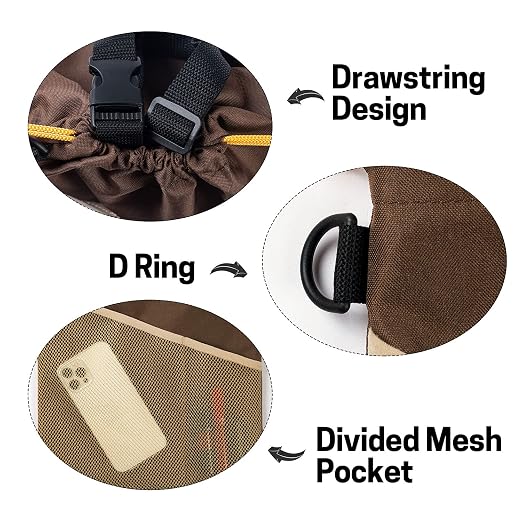 GNEGNI 2PCS Hanging Car Garbage Can - Waterproof Leakproof Trash Bag | Car Trash Can with Durable Leakproof Lining, Keeps Vehicle Clean and Neat - Image 5