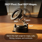 Statik HyperMount (Gen 3) Magnetic Phone Holder, for iPhone and Android | Upgraded Magnet Strength, Nano-suction Adhesive Gel, 360° Rotation, Compatible with MagSafe, Metal Rings for Android - Image 9