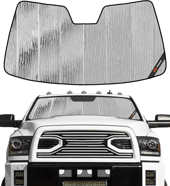 Pigenius Windshield Sun Shade for Dodge Ram 2500/3500 2010-2018 Front Window Sunshade - AstraGuard by Pigenius