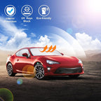 Windshield Sun Shade for 2017-2021 Toyota 86/2022-2023 GR86 | Full covered, Foldable & Durable, Block UV Rays, Reduce Heat, Easy to install, Keep Car Cooler - Image 5