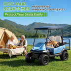 10L0L Golf Cart Seat Covers for Yamaha EZGO Club Car Seat Towel Cushion | Breathable Mesh All-Season Front/Rear Seat Blanket, UV Resistant, Cool Comfort, Machine Washable, Easy On, Great Golf Gift - Image 7