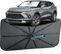 Car Windshield Sun Shade Umbrella for Chevrolet Blazer 2019-2026, 1:1 Fit | [Reflective Coated Fabric] Car Shades Sun Visor Keep Car Cool and Protects Interior, Sunshade Umbrella for Front Window by MakeLifeBetter