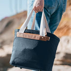 CleverMade Malibu Luxe Collapsible Cooler, 18 Can (25 lbs) - Leeward Navy | Keep Drinks Cold Without Hard-Cooler Bulk | Layered Insulation, Leak-Resistant Liner, and Adjustable Strap Simplify Travel - Image 8