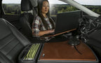 AutoExec Reach Car Desk for Your Vehicle Workstation and Mobile Office, Front Seat, Mahogany - Image 3