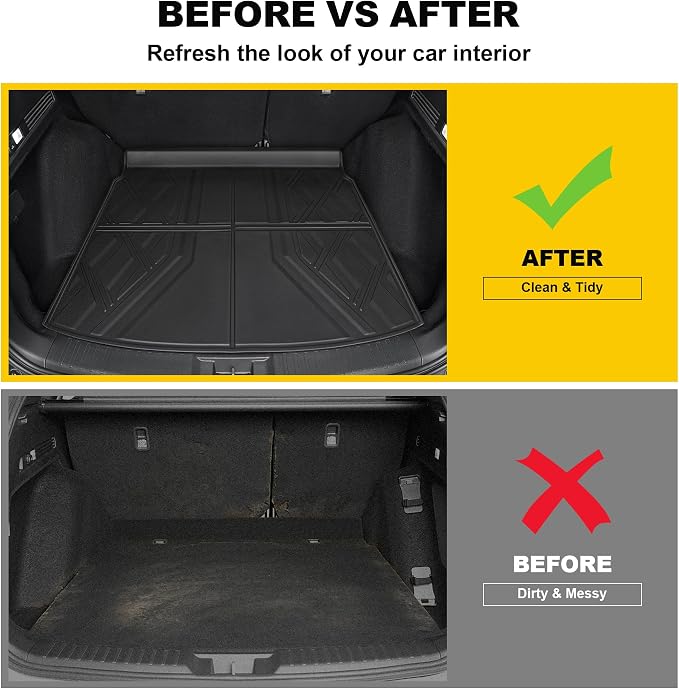 Floor Mats & Cargo Liner for Honda CRV 2023-2026 (Gasoline & Hybrid) | TPE All-Weather Mats, Non Slip & Odorless & Scratch Proof, CR-V Accessories - Image 7