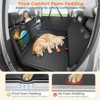 URPOWER PU Leather Dog Back Seat Extender for Full-Size Crew Cab Trucks | 550 lb Support, 45% More Space for Large & Multiple Dogs, 3 Large Panels, Foam Padding for Comfort, Waterproof PU Leather - Image 5