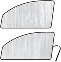 YelloPro Side Window Front Seat Sunshade Custom Fit for 2010-2019 2020 2021 2022 2023 2024 2025 2026 Dodge RAM 2500 3500, 2 Door Regular Cab (2pcs) by YelloProAutomotive