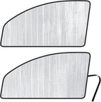 YelloPro Side Window Front Seat Sunshade Custom Fit for 2010-2019 2020 2021 2022 2023 2024 2025 2026 Dodge RAM 2500 3500, 2 Door Regular Cab (2pcs) by YelloProAutomotive
