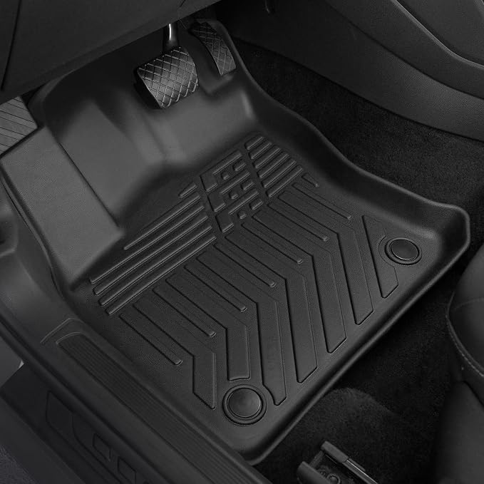 Floor Mats for 2022-2026 Volkswagen Taos FWD Accessories | Full-Coverage Mats Set with Cargo Liner & Backrest Mat, Odorless & Durable, All-Weather Protection, 3D Laser Fit, Quick Setup - Image 2