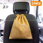 GNEGNI 2PCS Hanging Car Garbage Can - Waterproof Leakproof Trash Bag | Car Trash Can with Durable Leakproof Lining, Keeps Vehicle Clean and Neat - Image 2
