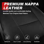 TTX LIGHTING Custom Fit Front Seat Cover for Ford F150 2009-2026 | F250/F350/F450 2017-2026 Original Pattern | Full Coverage | Faux Leather | Easy Install | Waterproof | Pet-Friendly - Image 7