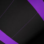 Flying Banner Car Seat Covers Front Seats Rear Bench Polyester car seat Protectors Easy installations Rear Bench Split Classic man Lady Truck (Full Set - Low Back - Combo Pack, Black Purple) - Image 5