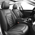 Fit Sienna Car Seat Covers for Toyota Sienna 2007-2025 2026 -Premium Leather, Waterproof，Breathable，All-Weather Seat Cushion Protecto & Airbag Compatible, 2 Front Seat Black by Unknown